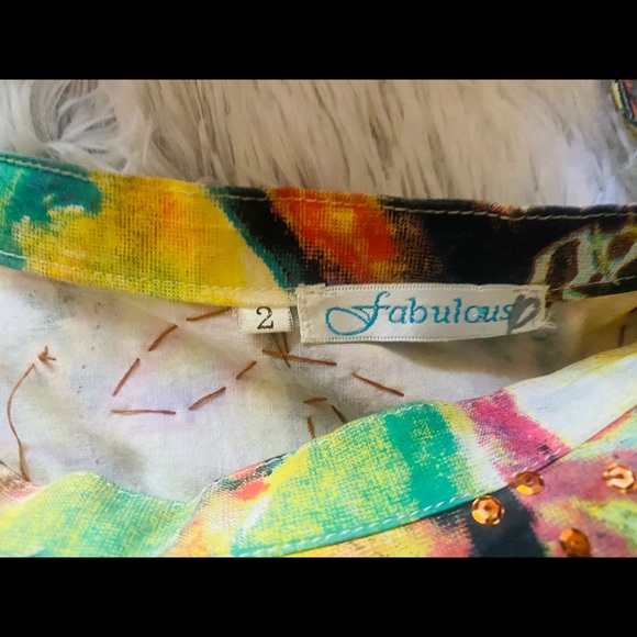 COPY - Girl Pearl Earring Pleated Skirt Sequin Floral 2 S - Picture 11 of 16